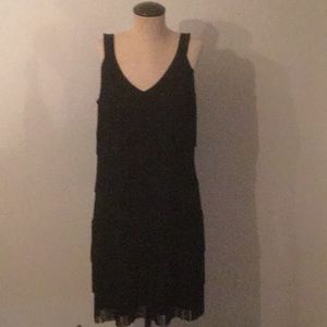 White House Black Market fringe dress